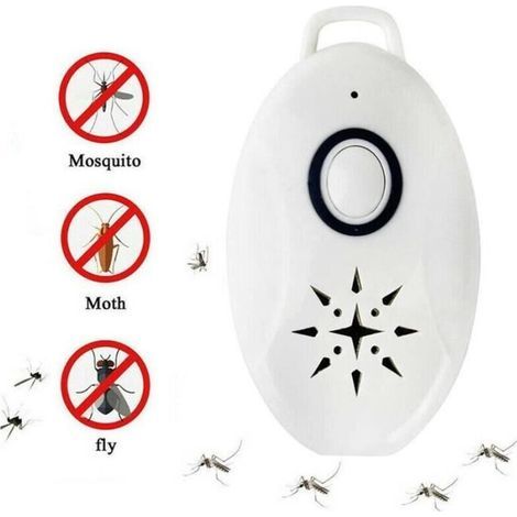 Anti nuisible,Répulsif à puces ultrasonique USB, anti-moustiques électronique Portable d'extérieur, anneau silencieux [D770939399] (1/4)