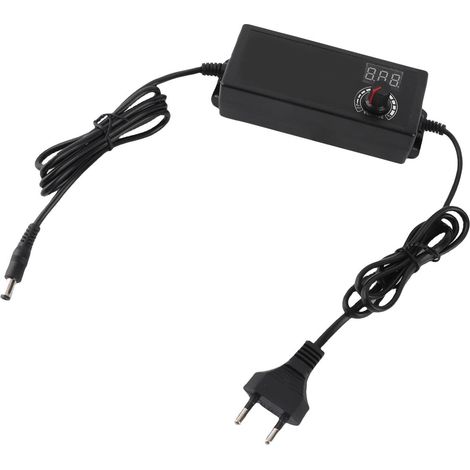 Adaptateur d'alimentation Entrée CA 110-240V Sortie 3‑24v3A 72W Adaptateur de régulateur d'alimentation CC(EU plug) (1/5)
