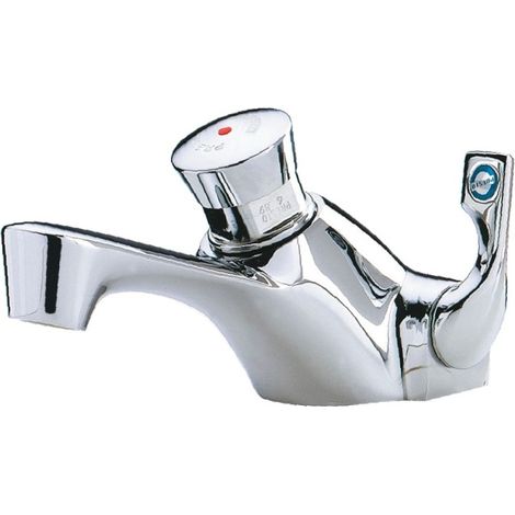 Grifo baño temporizado lavabo mezclador lat crom presto 3000 (1/3)