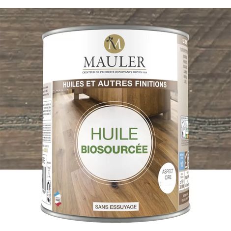 Huile biosourcée MAULER Ardoise ciré 0,25 L (1/3)