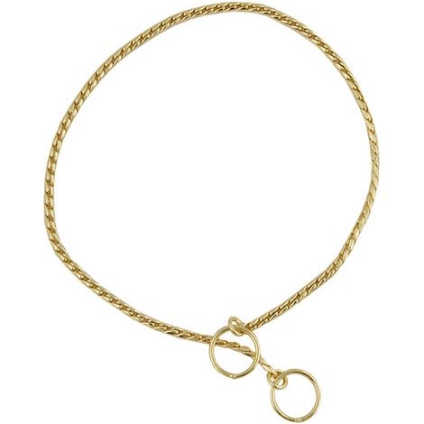 Maximum Elegance colliers de chaîne en or 3,5mm. x 38cm. CHROME D'OR