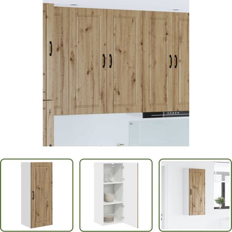 Holzschrank - Küchenschrank Artisan-Eiche 40 x 31 x 100 cm Holzwerkstoff (1/5)