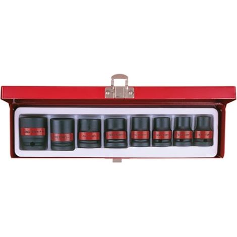 KING TONY - Coffret choc 1/2"  8 pièces en pouce