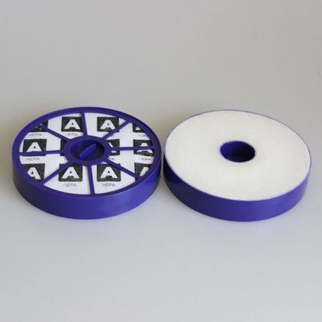 Filtre Hepa - Pour Aspirateur Dyson DC05 DC08 DC08TW DC08T - Kit Complet 2 Pièces - Filtre Moteur + Préfiltre Lavable (1/5)