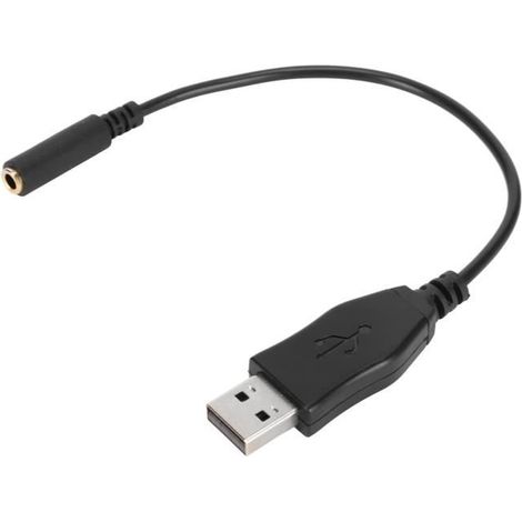 TMISHION Adaptateur audio USB vers jack 3 Adaptateur de Prise Casque Femelle USB A vers 3,5 Mm, pour video videoprojecteur (1/4)
