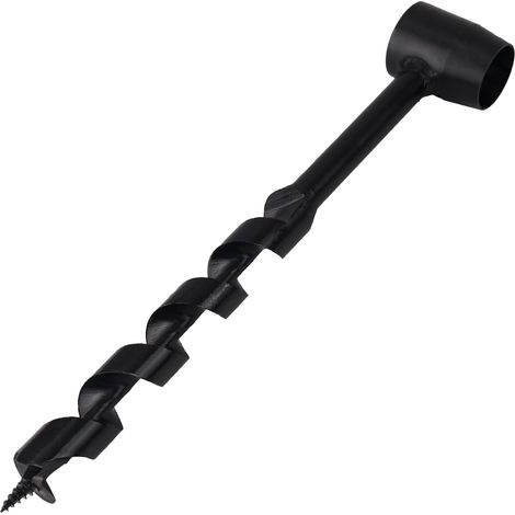 19-230mm Clé à Tarière Manuelle Bushcraft en Acier au Carbone, , Noir, Outil de Survie pour Camping et Construction d'Abris (1/5)