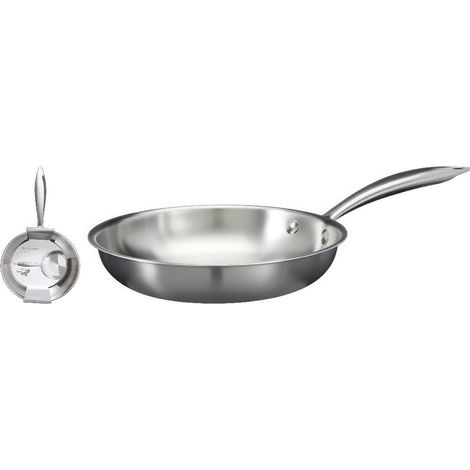 EXCELLENT sarten inoxidable 20 cm , Sartén inoxidable 20 cm, un utensilio de cocina compacto, resistente y práctico, ideal para preparaciones individuales o pequeñas cantidades.

C