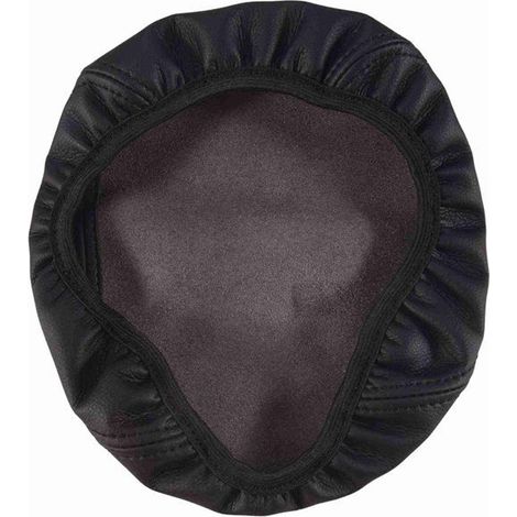 1 Black Leather Car Console Mat/Leather Armrest Cover Protector for Volkswagen Tigu (1/4)