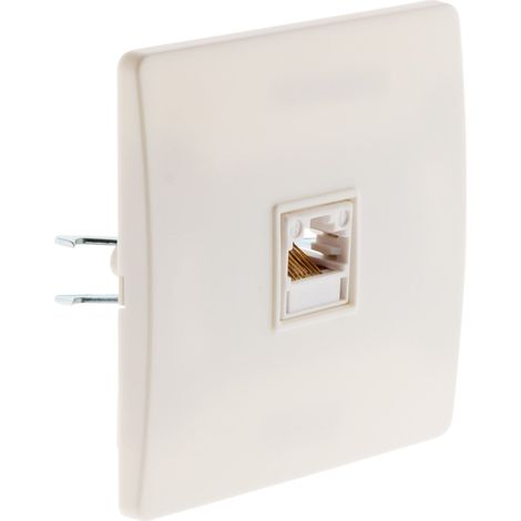 Prise téléphone RJ45 encastrable Diwone - Zenitech (1/4)