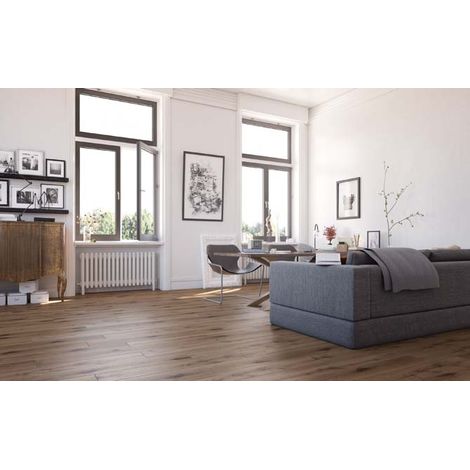 PAVIMENTO VINILICO SPC AD INCASTRO POLVERE DI PIETRA 5 MM ROVERE SCURO LUZERN 2,196 MQ (1/2)