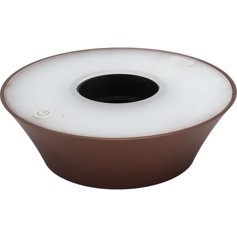 Lampe LED pour bouteille de vin, lampe de table sans fil innovante avec câble USB, marron, idéale pour la décoration d'hôtels, restaurants et bars. (1/5)