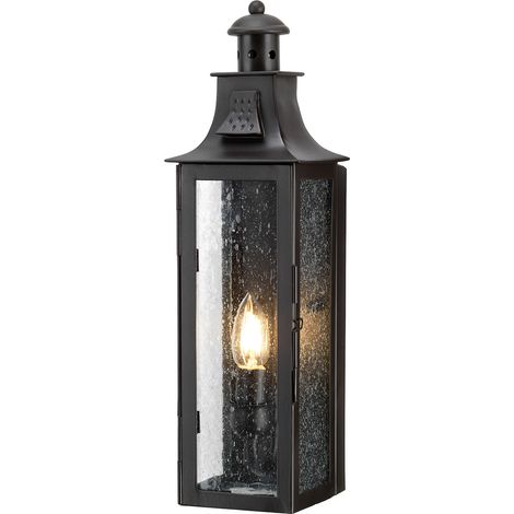 Elstead Stow - 1 Licht Außenwandlaterne Licht Altbronze IP44, E14 (1/5)