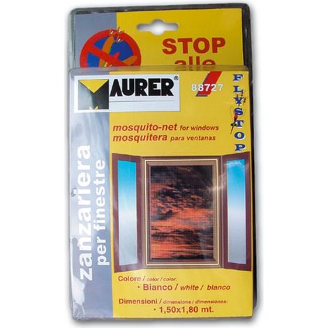 Kit zanzariera per finestre Maurer Black 150x180 cm