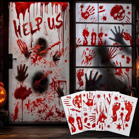 Decoration Halloween Stickers Fenetre, Deco Halloween Fenêtre (1/5)