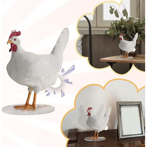 ZOLGINAH Lampe À Oeuf Lampe De Coq Lampe De Nuit Créative pour Enfants Lampe De Sculpture D'oeuf De Poule Personnalisée Décoration De La Maison Lampe De Chevet Cadeau d'anniversaire (1/5)