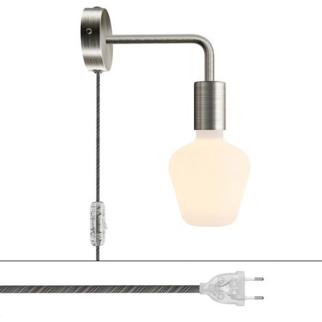 Lampada Spostaluce in metallo con estensione curva (1/4)