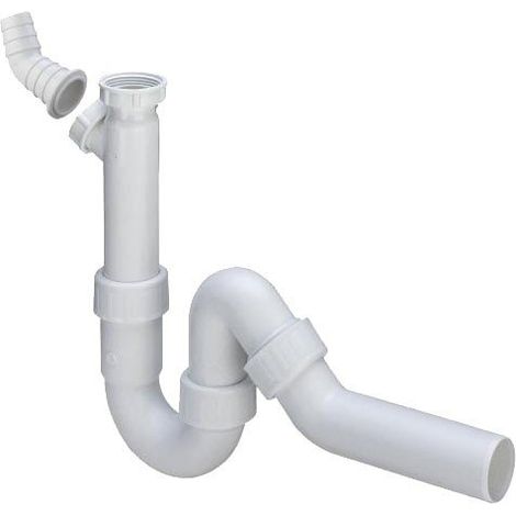 Sifone Viega 7985.30 design curvo uscita 45 gradi