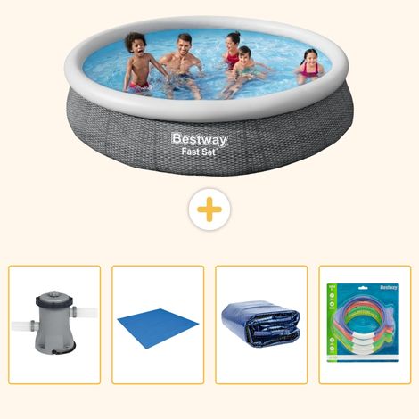 Bestway Bestway Fast Set Ronde - 366x76 cm - 5-pièces  S220 (1/5)