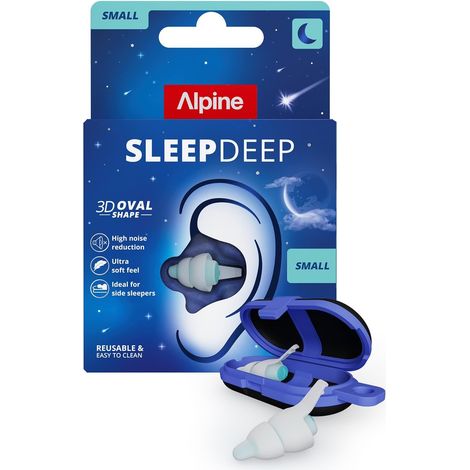 SleepDeep Bouchons d'Oreilles Dormeurs Côté 27dB Taille