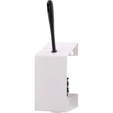 Porta scopino bagno, Portascopino WC - AC-06-CA, Colore: bianco