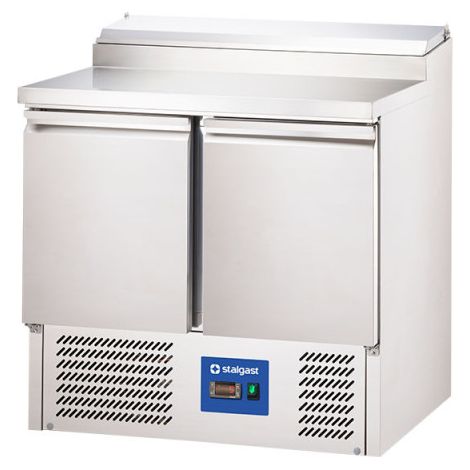 Table réfrigérée à 2 portes avec dessus de saladier, V 240 L - Stalgast (1/2)