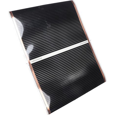 Tapis chauffant électrique au sol, système de chauffage par film pour carrelage et mortier, kit de pose sous stratifié, 220-240V type A, 75x100cm (1/5)