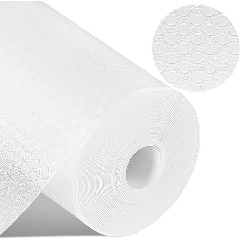 Drawer Mat 60cm x 500cm Non Slip Kitchen Drawer Mat Cabinet Film Washable Non Adhesive Kitchen Cabinet Mats for Kitchen Cabinets (1/5)