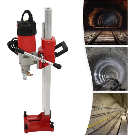Machine de forage à cœur, 2300W, 220V, 740tr/min, Diamètre de perçage : 0-165mm, Profondeur de perçage maximale : 80cm (1/5)