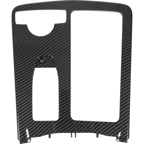 Zierrahmen aus Kohlefaser für Getränkehalter in der Mittelkonsole für Mercedes-Benz E-Klasse E200 E260 (2010–2012, Linkslenker) (1/5)