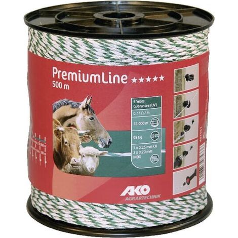 Hilo de cercado Premium 500 m AKO 441551