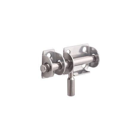 Lot de 4 Pièces Loquet de Porte en Acier Inoxydable - Verrou de Sécurité pour Portes de Salle de Bain, WC, Fenêtres, Meubles et Portes en Bois - Avec vis autotaraudeuses