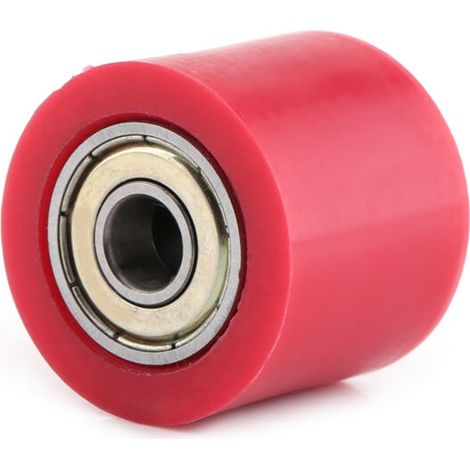 Tendicatena da 10 mm, guida catena per moto, quad e bici da strada (rosso) -Crezuo