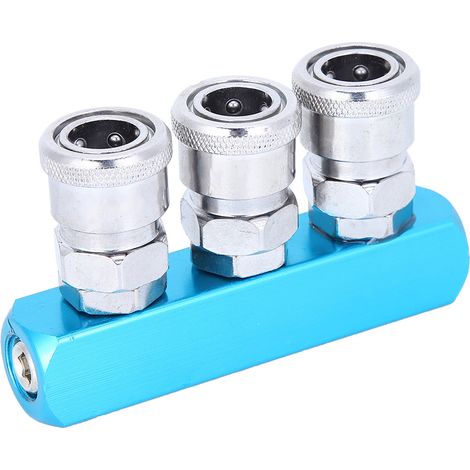 Raccord rapide pour compresseur d'air de type C, coupleur rapide, composants pneumatiques en alliage d'aluminium (1/5)