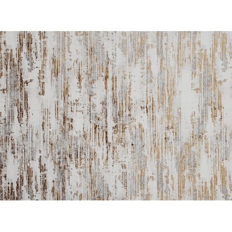 Tapis abstrait beige marron 160 x 230 cm PATINA (1/5)