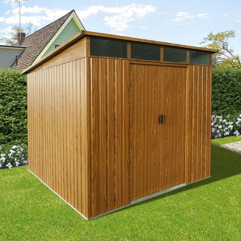 Pergart Gerätehaus "Lübeck 89", holzoptik, 5,98 m² (1/5)