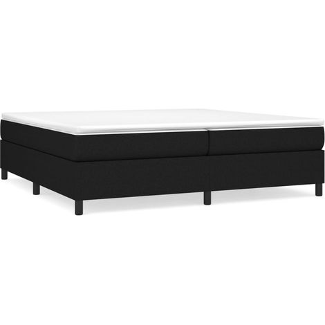 Boxspringbettgestell Schwarz 200x200 cm Stoff vidaXL