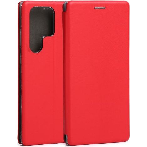 Funda magnética Beline para Samsung S23Ultra S918 roja