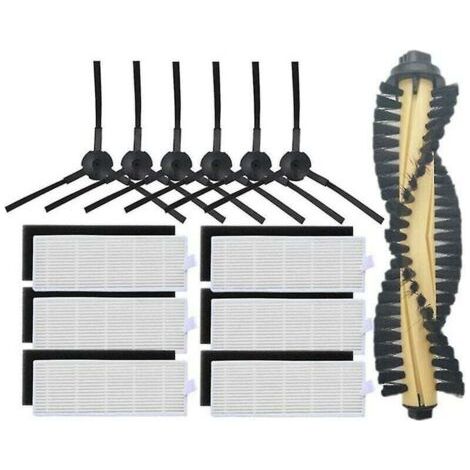 Convient aux accessoires de balayeuse ILIFE A4 brosse principale filtre Haipa brosse latérale chiffon (1/4)