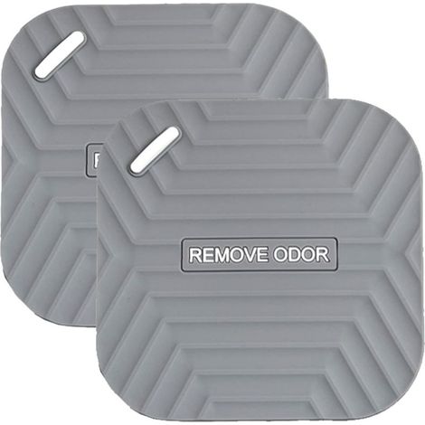 Lot de 2 Bouchon de Vidange de Douche,Bouchon Douche Anti Odeur en Silicone Gris,Clapet Anti Retour Universel pour Salle de Bain,Cuisine,Baignoire et Terrasse (1/5)