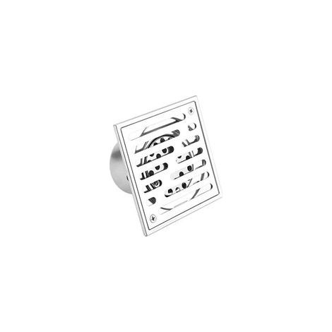 Caniveau de Douche en Acier Inoxydable 150x150mm, Siphon de Sol pour Salle de Bain de Grand Calibre, Grille de vidange, Drain de Douche pour Cuisine, Salle de Bain