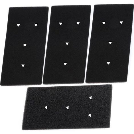 4 filtres pour sèche-linge Bauknecht Privileg Whirlpool HX 481010716911 Sèche-linge à pompe à chaleur 230 x 115 x 14 mm Filtre en mousse Filtre à peluches Filtre pour sèche-linge Filtre en éponge Filt (1/5)