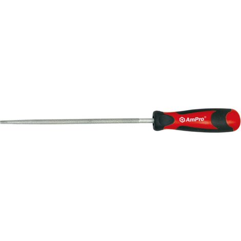 AMPRO - Lime ronde 8 pouces (manche bimatière) - T18417 - Ce produit de marque AMPRO est neuf.