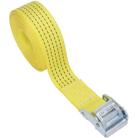 Sangles D'Arrimage, Sangle D'Arrimage 49mm 6m Sangle D'Arrimage Robuste pour Moto Cargo Camions Remorque Bagages. (1/4)
