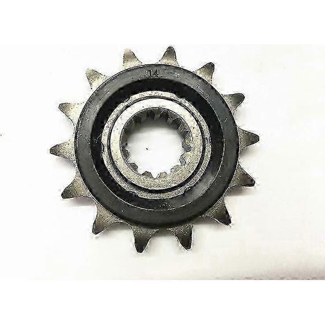 Pignon silencieux 14/15 dents pour Keeway RK6, Benelli BN600, TNT600, BN302, TNT302, TNT300, 302S, 502C, TRK502, TRK502X, Leonardo 500, 302R (1/5)
