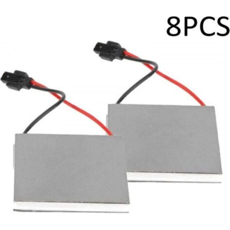 Set mit 8 wärmebetriebenen Ofenlüftergeneratoren, Ersatzmotoren für Haushaltsöfen, Kaminventilatoren und Holzöfen, 40 x 40 mm