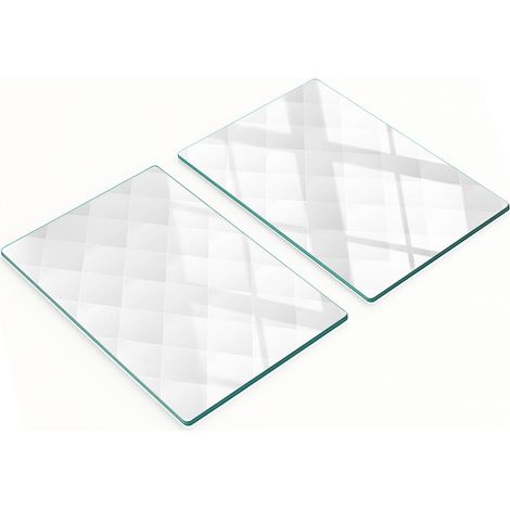 Pannelli decorativi multifunzionali in vetro temperato con motivo astratto, 2x40x52 cm (1/5)