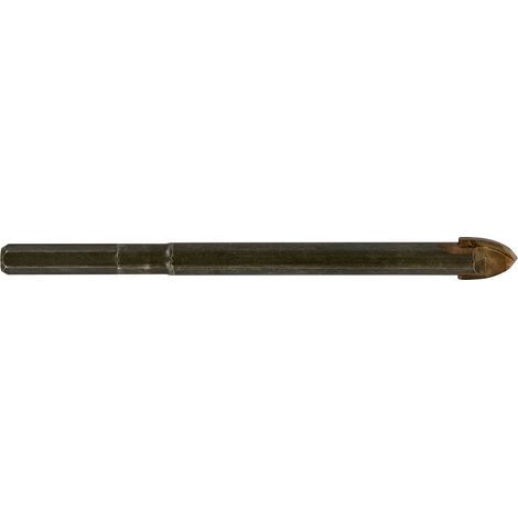 Tivoly • Punta per vetro - Inserto in metallo duro HQ - Gambo cilindrico rinforzato Ø6mm x115mm (1/3)