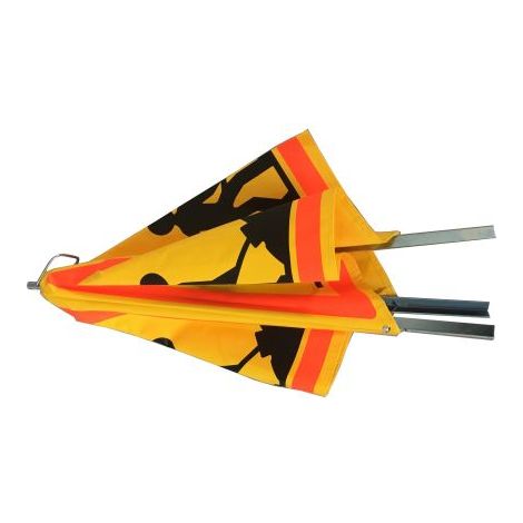 Trépied, Attention travaux, Acier galvanisé 750mm, 750 x 750 x 700mm Panneau ( Prix pour 1 )