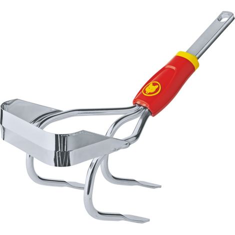 Wolf-Garten – Griffe de jardin 3 dents – Acier léger – Outil ergonomique pour aération et désherbage – Compatible système multi-star®