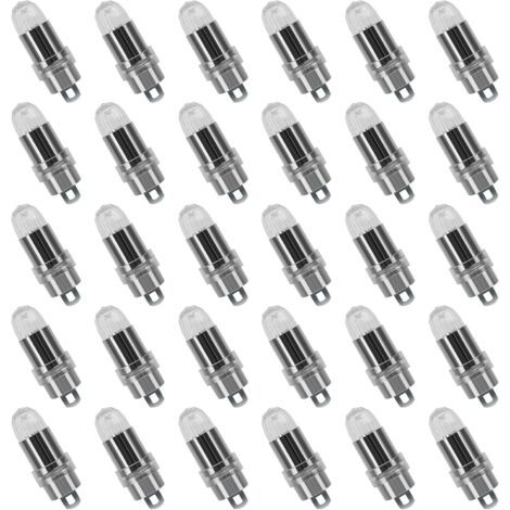 30PCS LED Ballons Lampes Lumineuses Blanc froid pour Lanterne Papier Décoration Mariage, Fête [Classe énergétique A+]